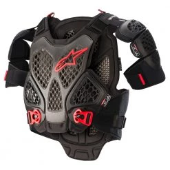 Alpinestars - A6 Plus Chest Guard Colour BLKRD