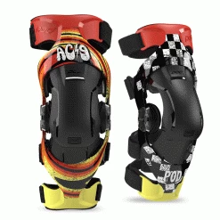Podmx - K4 2.0 AC2 Knee Brace Pair Colour BLKRDYW 10 Podmx - K4 2.0 AC2 Knee Brace Pair Colour BLKRDYW -Motocross Bags shop AC922 1000x
