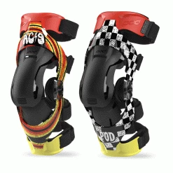 Podmx - K4 2.0 AC2 Knee Brace Pair Colour BLKRDYW 9 Podmx - K4 2.0 AC2 Knee Brace Pair Colour BLKRDYW -Motocross Bags shop AC923 1000x