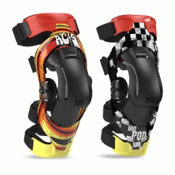 Podmx - K4 2.0 AC2 Knee Brace Pair Colour BLKRDYW 8 Podmx - K4 2.0 AC2 Knee Brace Pair Colour BLKRDYW -Motocross Bags shop AC924 1000x