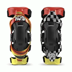 Podmx - K4 2.0 AC2 Knee Brace Pair Colour BLKRDYW