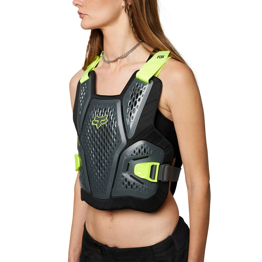 Fox - Raceframe Impact SB D30 Black/Grey Armour Colour BLKGY 2 Fox - Raceframe Impact SB D30 Black/Grey Armour Colour BLKGY - Image 2