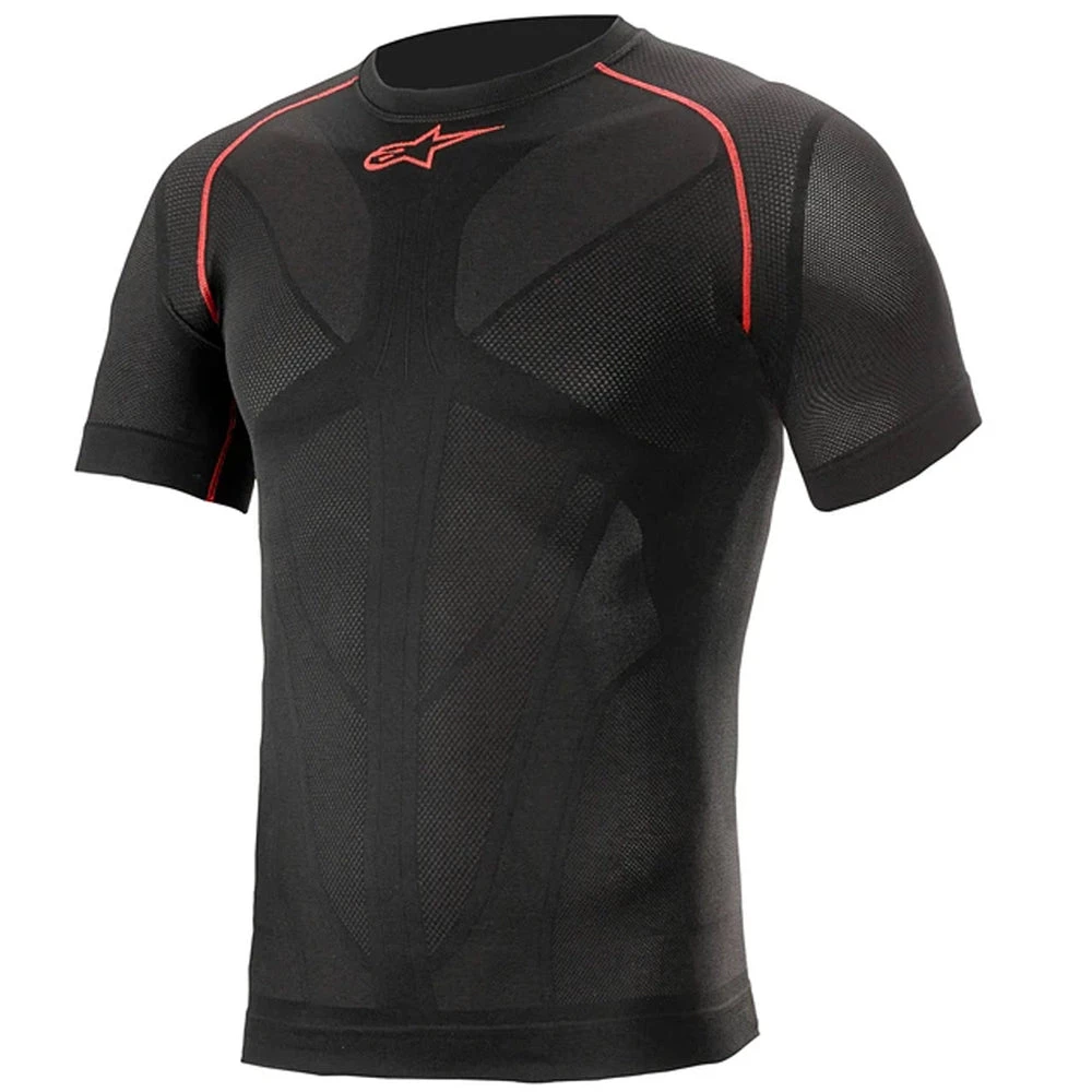 Alpinestars - Ride Tech V2 Summer SS Top Colour BLKRD 1 Alpinestars - Ride Tech V2 Summer SS Top Colour BLKRD